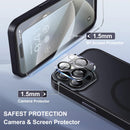 iPhone 15 Pro Max Case Slim Tough Pocket - Friendly Translucent Phone Case