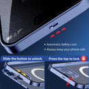 iPhone 15 Pro Max Full Body Bumper Cover Built - in 9H Glass - Blue