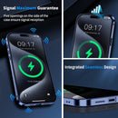 iPhone 15 Pro Max Full Body Bumper Cover Built - in 9H Glass - Blue