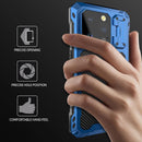 iPhone 15 Pro Max Metal Case Military Case Screen Protection Magnetic Blue