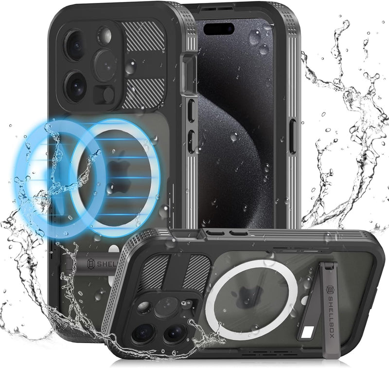 iPhone 15 Pro Max Metal Waterproof Built in Screen Protector Protective Case - Gorilla Cases