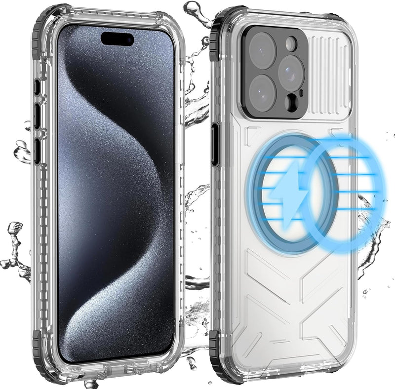 iPhone 15 Pro Max Metal Waterproof Built in Screen Protector Protective Case - Gorilla Cases