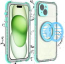 iPhone 15 Pro Max Metal Waterproof Built in Screen Protector Protective Case