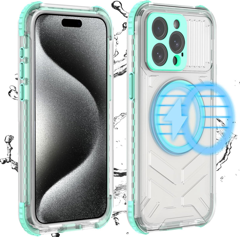 iPhone 15 Pro Max Metal Waterproof Built in Screen Protector Protective Case - Gorilla Cases