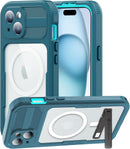 iPhone 15 Pro Max Metal Waterproof Built in Screen Protector Protective Case