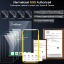 iPhone 15 Pro Max Screen Protector Tempered Glass - 4 Pack