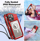 iPhone 15 Pro Max Waterproof Heavy Duty Full Body Drop Protection Cover