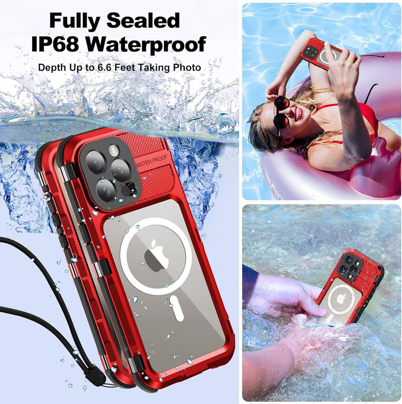 iPhone 15 Pro Max Waterproof Heavy Duty Full Body Drop Protection Cover - Gorilla Cases