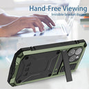 iPhone 15 Pro Metal Camera Protector Military Rugged Heavy Duty Shockproof Case
