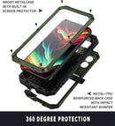 iPhone 15 Pro Metal Camera Protector Military Rugged Heavy Duty Shockproof Case