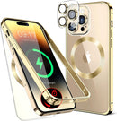 iPhone 15 Pro Shock - Absorb Case, Clear Back Cover Blue Titanium