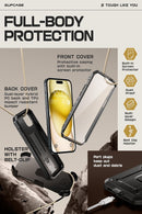 iPhone 15 Stand Belt Clip Heavy Duty Rugged Kickstand Phone Case