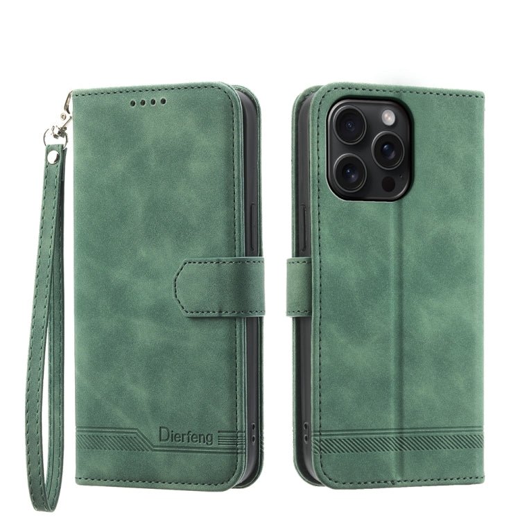 iPhone 15/16 Series Line TPU Hybrid PU Leather Phone Case