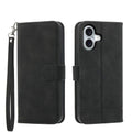 iPhone 15/16 Series Line TPU Hybrid PU Leather Phone Case