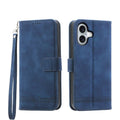 iPhone 15/16 Series Line TPU Hybrid PU Leather Phone Case