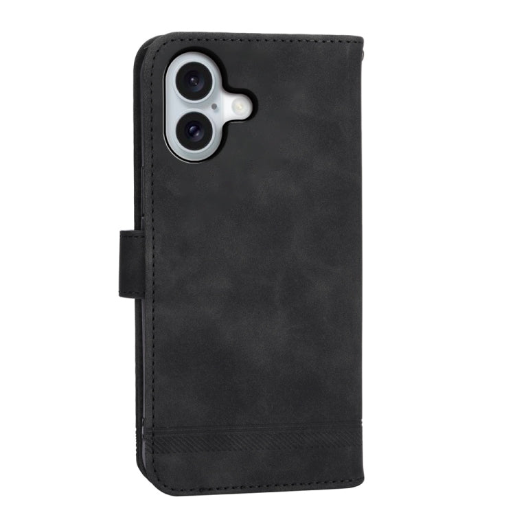 iPhone 15/16 Series Line TPU Hybrid PU Leather Phone Case