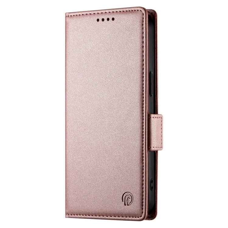 iPhone 15/16 Side Buckle Magnetic Frosted Leather Phone Case