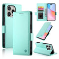 iPhone 15/16 Side Buckle Magnetic Frosted Leather Phone Case