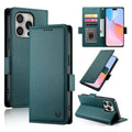 iPhone 15/16 Side Buckle Magnetic Frosted Leather Phone Case