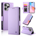 iPhone 15/16 Side Buckle Magnetic Frosted Leather Phone Case