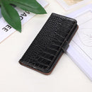iPhone 15/16/17 Series Crocodile Top Layer Cowhide Leather Phone Case