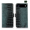iPhone 15/16/17 Series Crocodile Top Layer Cowhide Leather Phone Case