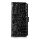 iPhone 15/16/17 Series Crocodile Top Layer Cowhide Leather Phone Case