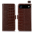 iPhone 15/16/17 Series Crocodile Top Layer Cowhide Leather Phone Case