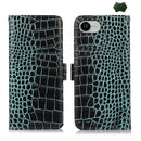 iPhone 15/16/17 Series Crocodile Top Layer Cowhide Leather Phone Case