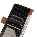 iPhone 15/16/17 Series Crocodile Top Layer Cowhide Leather Phone Case
