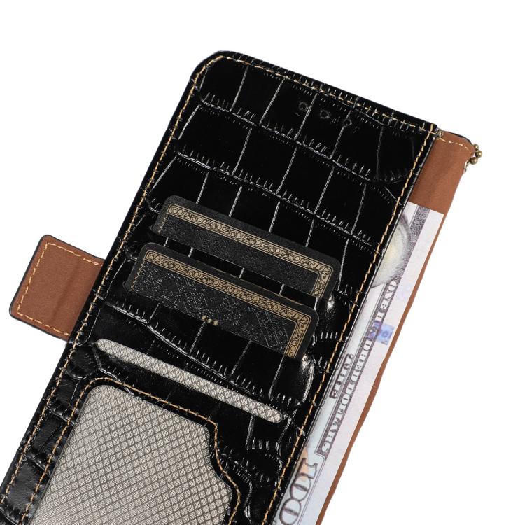 iPhone 15/16/17 Series Crocodile Top Layer Cowhide Leather Phone Case