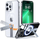 iphone 16 360° Kickstand Magnetic Full Camera Protection Case