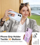 iphone 16 360° Kickstand Magnetic Full Camera Protection Case