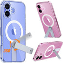 iphone 16 360° Kickstand Magnetic Full Camera Protection Case