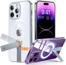 iphone 16 360° Kickstand Magnetic Full Camera Protection Case