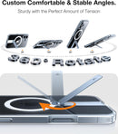 iphone 16 360° Kickstand Magnetic Full Camera Protection Case