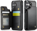 iPhone 16 6.1" Wallet Case Card Holder RFID Blocking Phone Case
