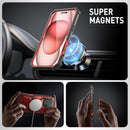 iPhone 16 Case MagSafe Full - Body Military Protection Magnetic Phone Case Black