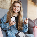 iPhone 16 Case, Minimalist Wallet Case Card Holder Protective Cover - Clear