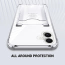 iPhone 16 Case, Minimalist Wallet Case Card Holder Protective Cover - Clear - Gorilla Cases