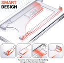 iPhone 16 Case, Minimalist Wallet Case Card Holder Protective Cover - Clear