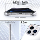 iPhone 16 Case, Minimalist Wallet Case Card Holder Protective Cover - Clear