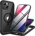 Iphone 16 Full - Body Bumper Phone Case with Built - In Full Glass Screen & Lens Protector