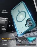 Iphone 16 Full - Body Bumper Phone Case with Built - In Full Glass Screen & Lens Protector