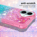 iPhone 16 Plus 6.7"Cute Clear Phone Case Floating Protective Bumper Soft TPU Case