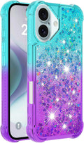 iPhone 16 Plus 6.7"Cute Clear Phone Case Floating Protective Bumper Soft TPU Case