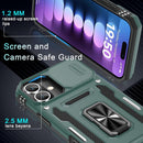 iPhone 16 Plus Armor Kickstand Slide Camera Case