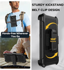 iPhone 16 Plus Belt Clip Case with 2 Screen Protectors & Kickstand