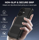 iPhone 16 Plus Belt Clip Case with 2 Screen Protectors & Kickstand