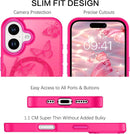 iPhone 16 Plus Butterfly Case with MagSafe & Matte Translucent Back